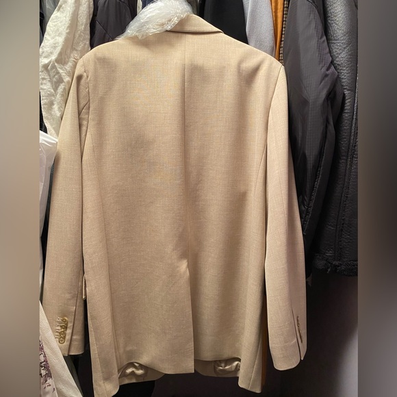 Babaton Agency Blazer in Heather Oat Beige - Picture 10 of 10